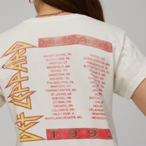 DAYDREAMER Def Leppard 1993 Tour Tee - Picture 8 of 16